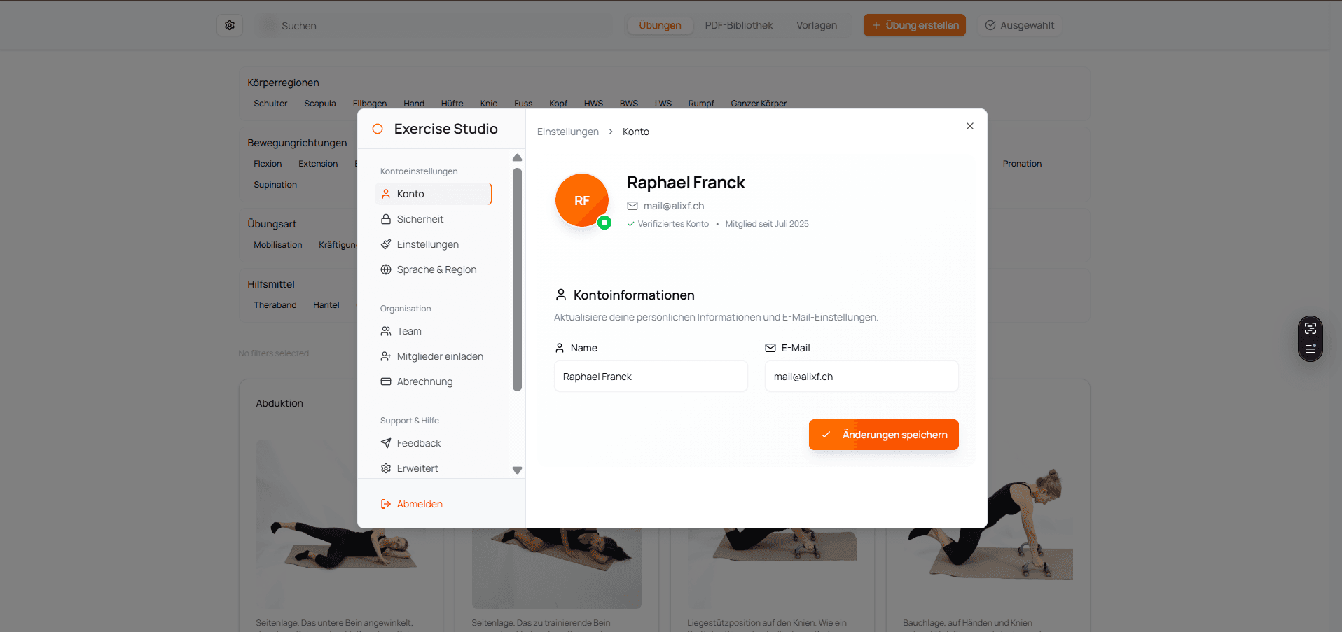 Exercise Studio Screenshot 3